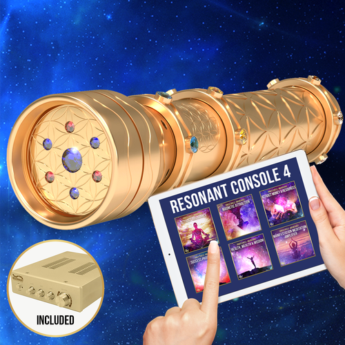 Resonant Wand™ Gold System Plus with Resonant Console 4 - Qi Life Store 