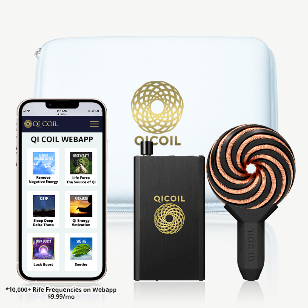 Sistema de inicio Qi Coil™ Mini: Terapia Móvil de Rife y PMF - Qi Life Store 