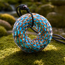 Load image into Gallery viewer, Turquoise Qi Life Pendant [Pre-Order] · Protection · Travel
