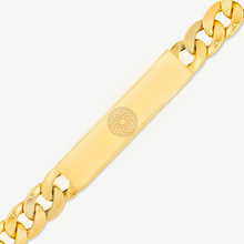 Chargez l&#39;image dans la visionneuse de la galerie, EMF 5G Protection Quantum Scalar Curb ID Bracelet - Gold.