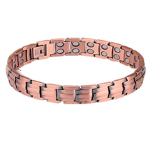 Load image into Gallery viewer, Magnetic Therapy Bracelet Men Women for Arthritis &amp; Pain Relief  Pure Copper.