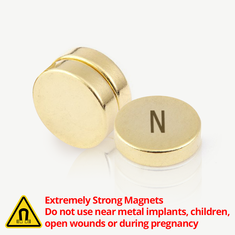 24K Gold Therapy Magnets 3 Pcs (Focus Qi Coil Energy)